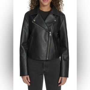 Levi's Women's Black Faux Leather Moto Jacket